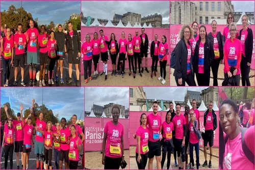 Les collaborateurs du Groupe klesia participent à la course Odysséa